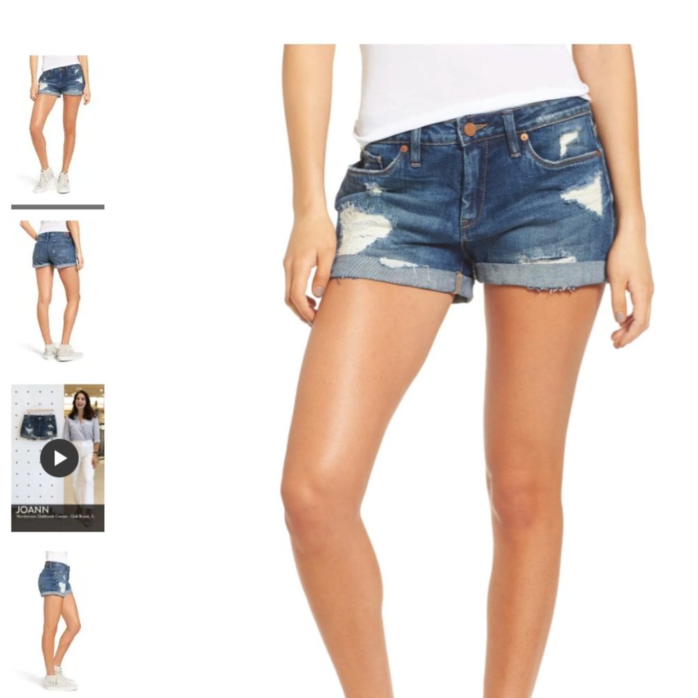BLANKNYC Boyfriend Denim Shorts (Dress Down Par